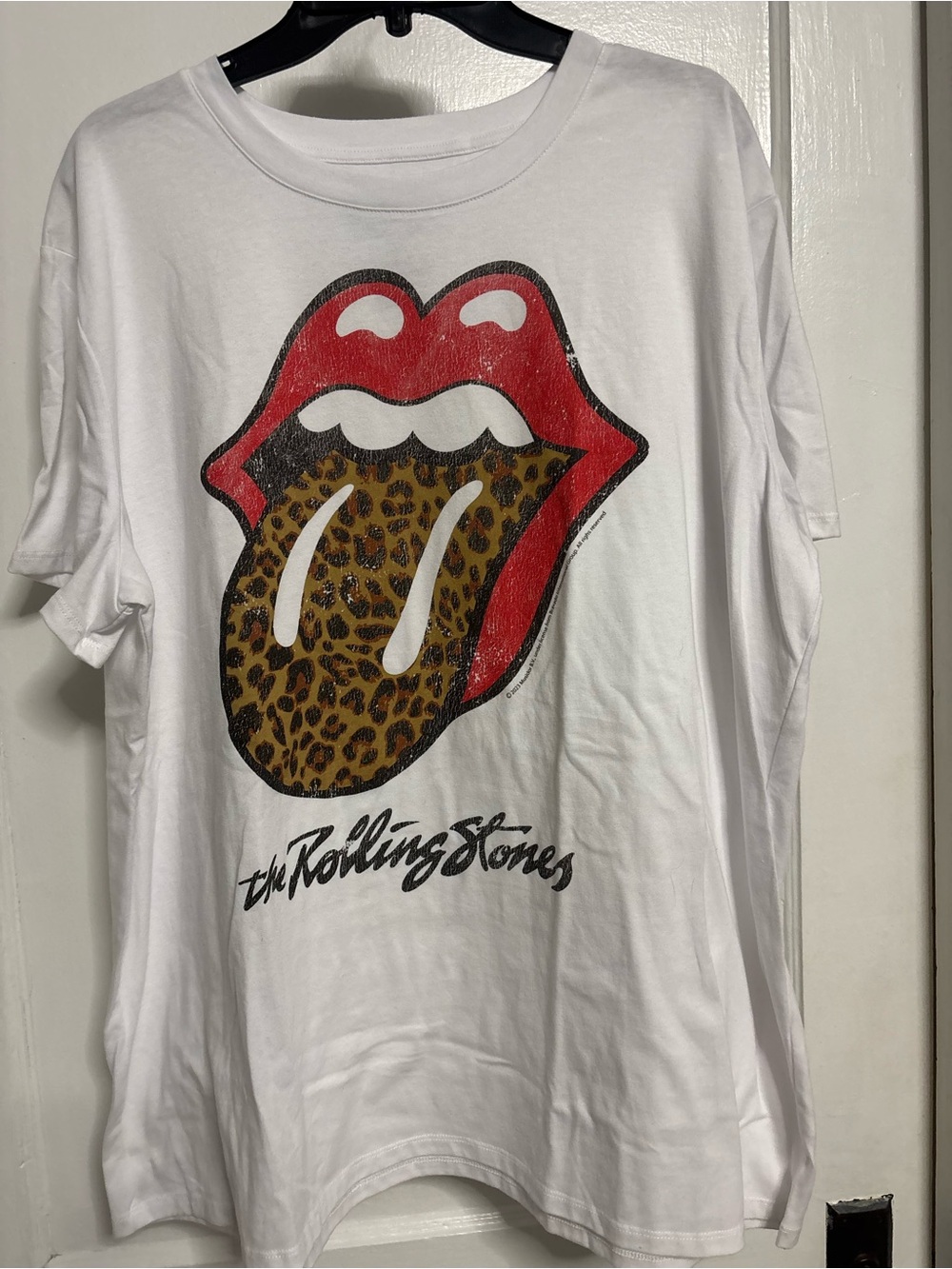 The Rolling Stones Black Logo Tee - White